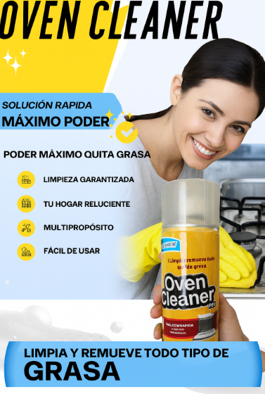 Oven Cleaner - Limpiador Quita grasa